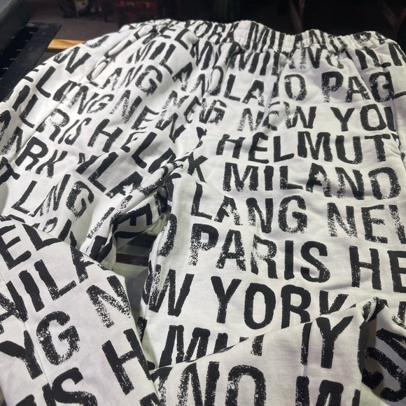 Helmut Lang HLM 59436 Mens White All Over Jogger Sweatpants Size M - Picture 11 of 14